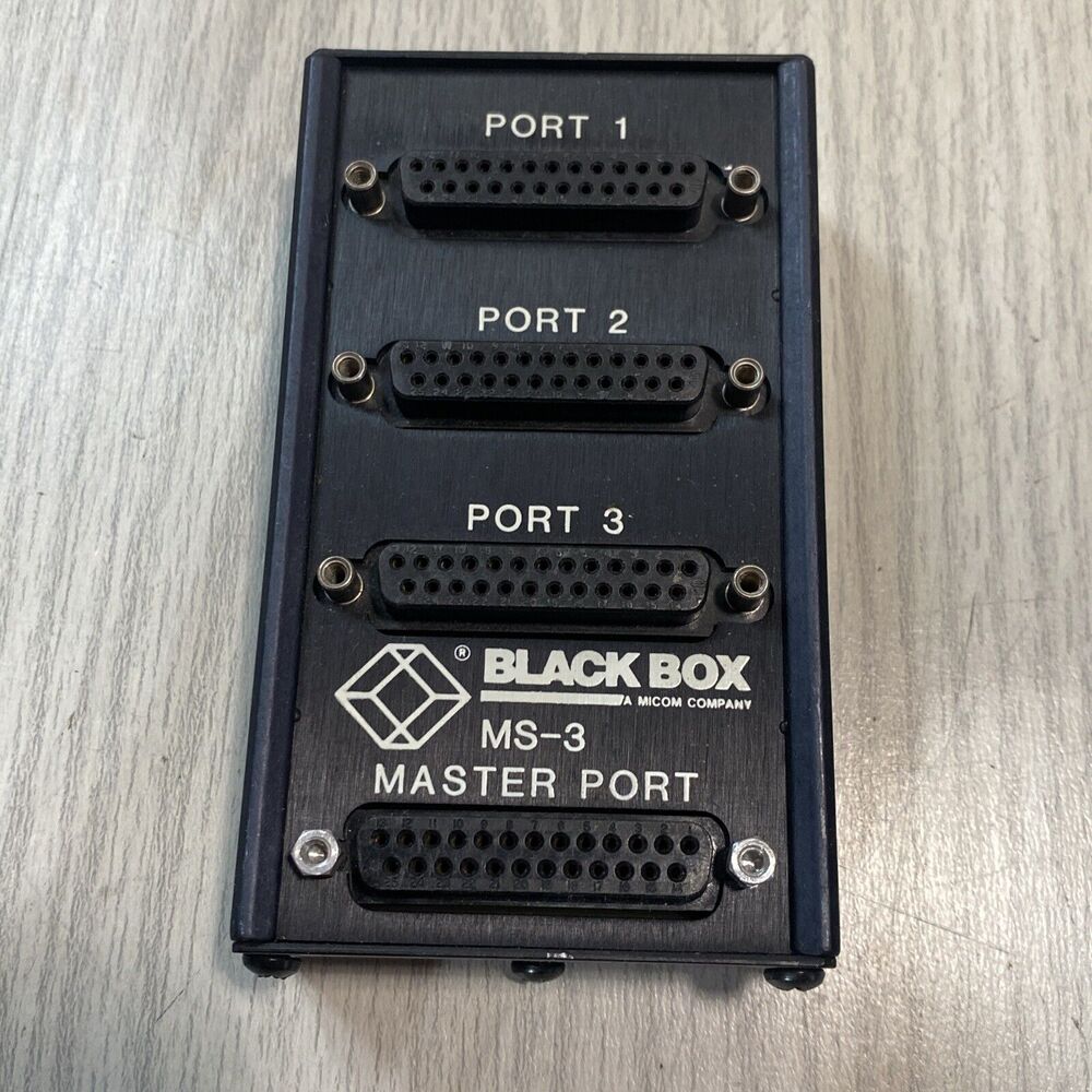 BLACK BOX MS-3 3 PORT MODEM SPLITTER TL071B
